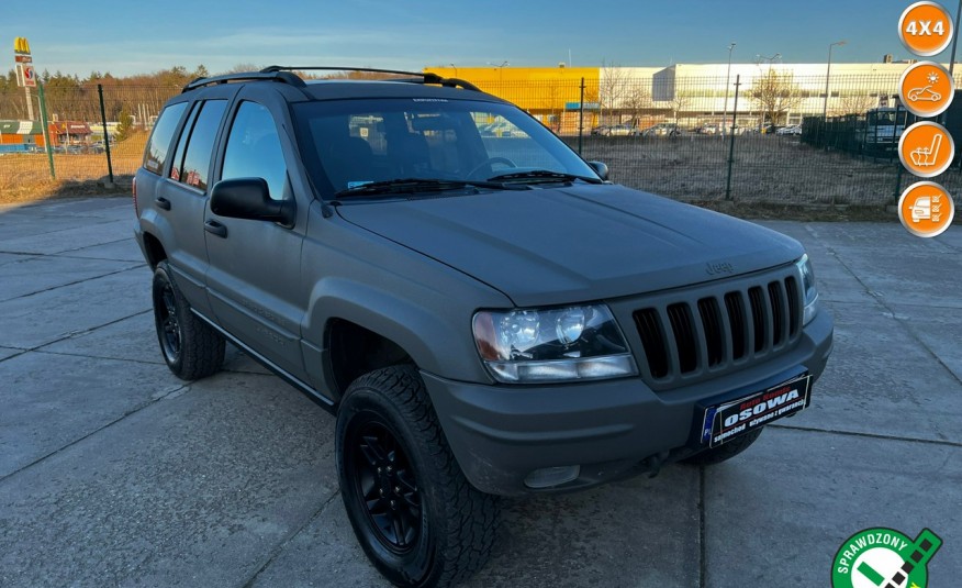 Jeep Grand Cherokee 4.7v8 gaz skóry podniesiony 2.5cala Blistein 4x4 raptor 1 r gwarancji zdjęcie 