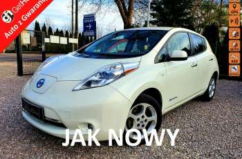 Nissan Leaf Perła 109KM 24 kWh 80 tyś km Kamera Hand Free Super Stan