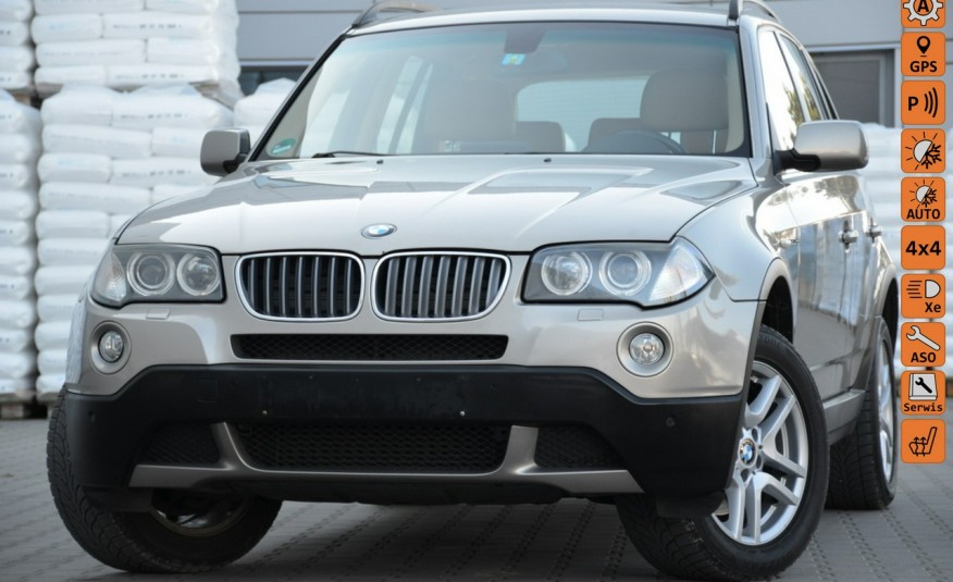BMW X3 Opłacone 3.0D 218KM LIFT Krem Skóra Xenon Navi Pamięci zdjęcie 