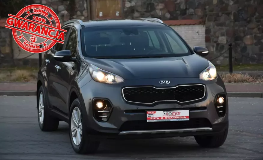 Kia Sportage 1.6T-GDi 177KM Manual 2017r. Polski SALON Skóra LED 2xpdc Kamera NAVi zdjęcie 