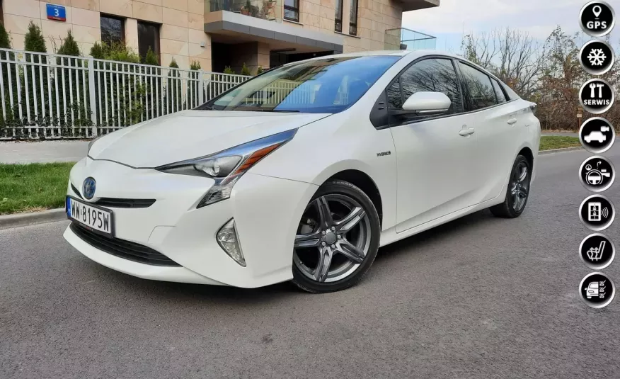 Toyota Prius Hybryda Biała Perła Skóry zdjęcie 