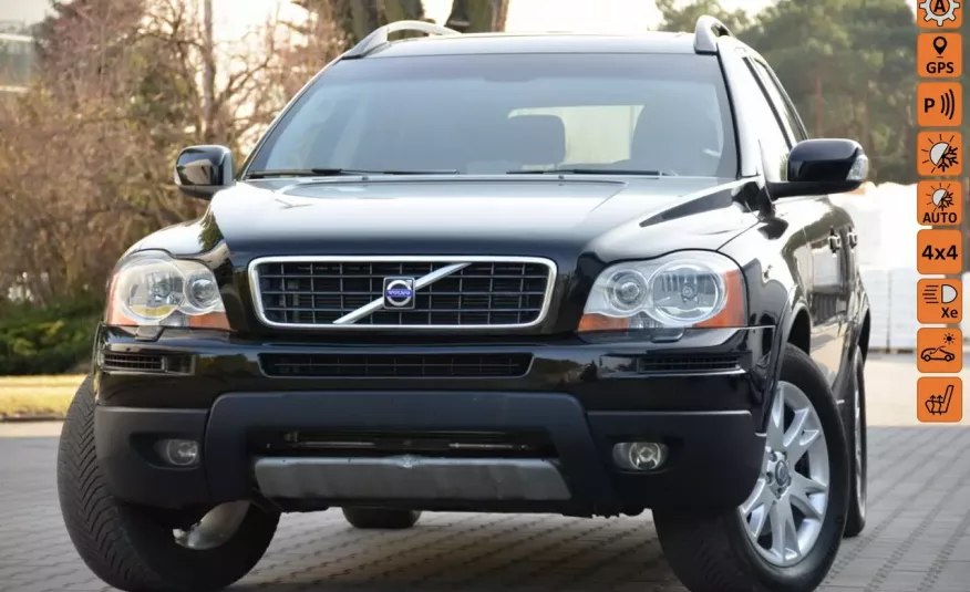 Volvo XC 90 Czarne Opłacone 2.4D5 185KM Lift Navi Xenon Skóra 7-os zdjęcie 