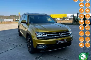 Volkswagen Atlas 3.6v6 Automat 7 oś. full led navi kamera radar skóry zamiana 1r.gwranc