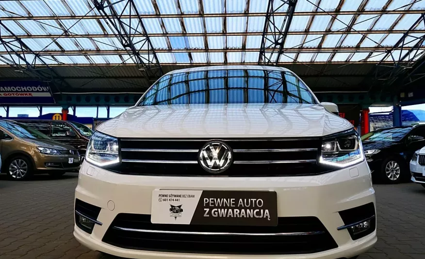 Volkswagen Caddy 3 Lata GWARANCJA 1wł Kraj Bezwypadkowy 2.0TDI 150KM DSG Highline FV23% 4x2 zdjęcie 