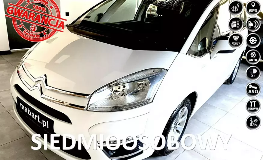 Citroen C4 Grand Picasso 1.6 Face lift Automat EXCLUSIVE ALU Szyba panorma Navi Hak Z Niemiec zdjęcie 