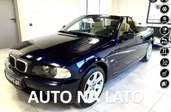 BMW 318 2.0 Kabriolet Black HARDTOP Individual ALU Skóry Z Niemiec PO SERWISI