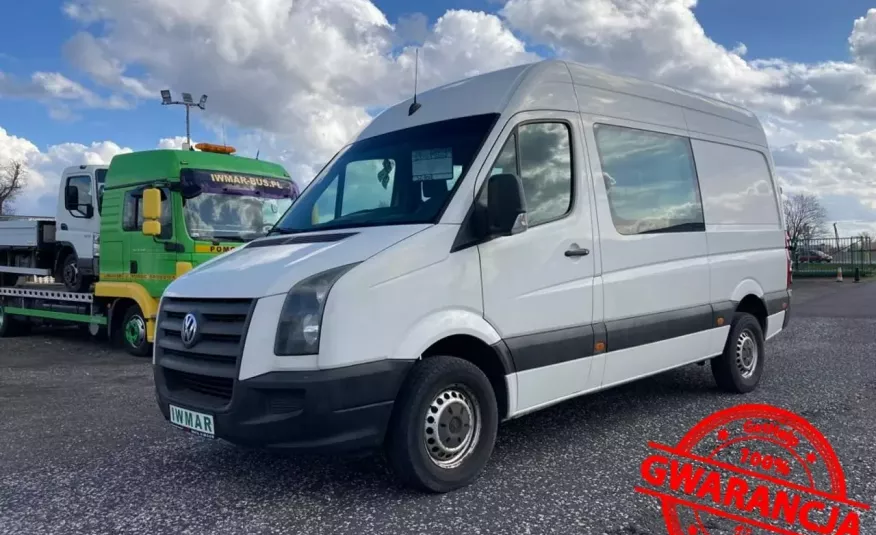 Volkswagen Crafter 2008 2.5 TDI L2H2 Brygadówka 7 osobowy Krajowy zdjęcie 