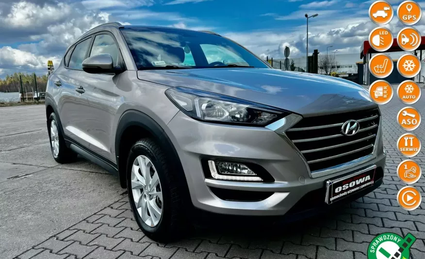 Hyundai Tucson 1.6crdi 136KM automat navi kamera ledy salon PL 1 wł 1.r gwarancji zam zdjęcie 