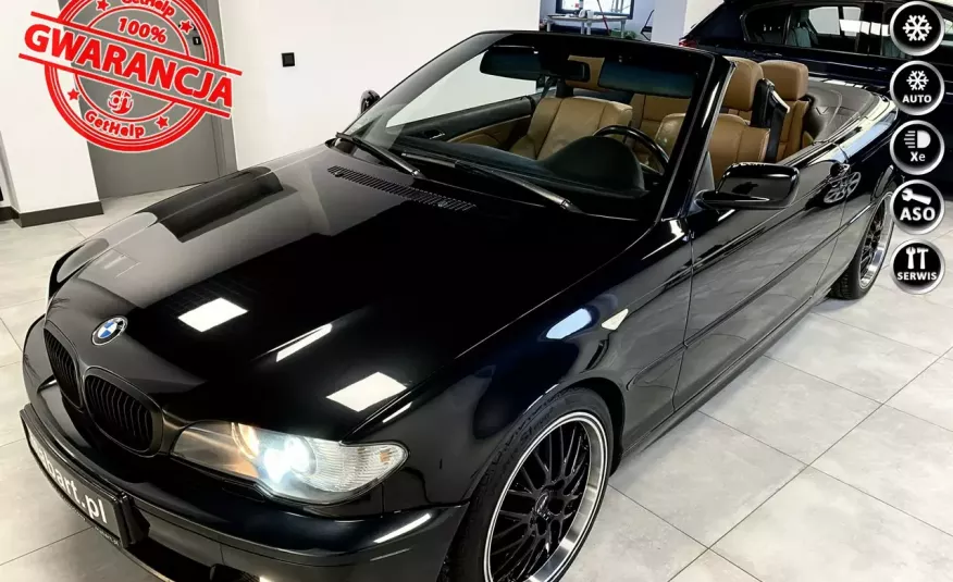 BMW 318 2.0 Kabriole Black Navi Kolor duża ALU Xenon Skóry Z Niemiec zdjęcie 