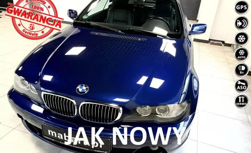 BMW 320 2.2 170KM Kabriolet Face Lift Alu 18 cali Skóry Manual Z Niemiec zdjęcie 