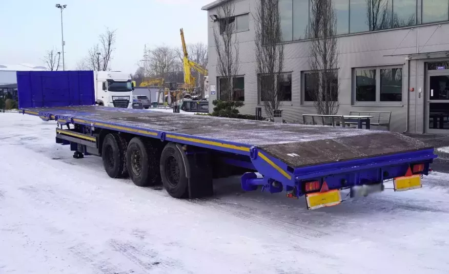 Schwarzmuller Naczepa platforma telemega rozsuwana zdjęcie 