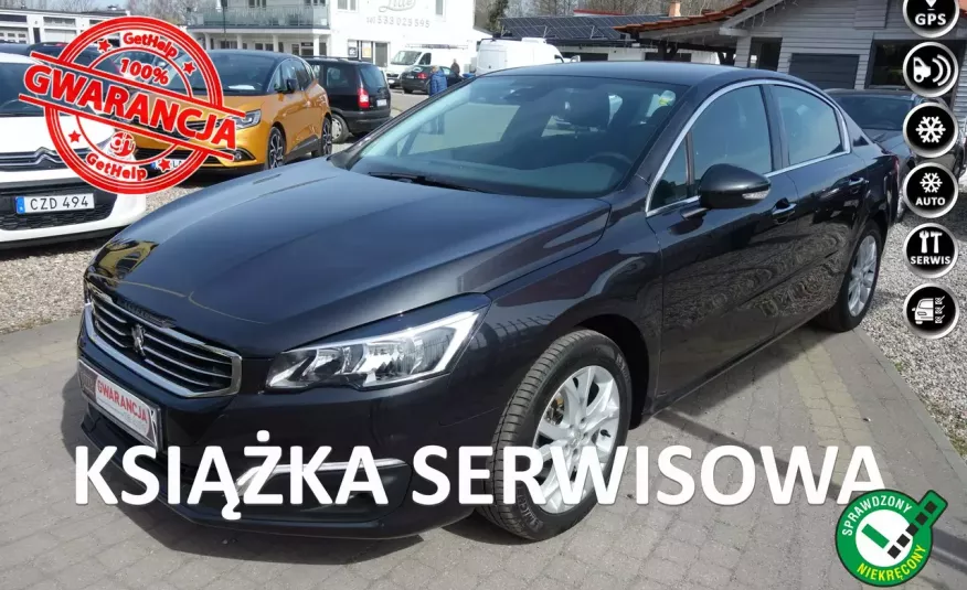 Peugeot 508 1.6THP 162KM Skóry NAVI 37tysKM Klimatronic Gwarancja Książka Serwis zdjęcie 