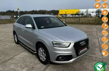 Audi Q3 2.0tdi aut.2 X s-line140KM ledy bi xenon skora czarny sufit 1rok gwara