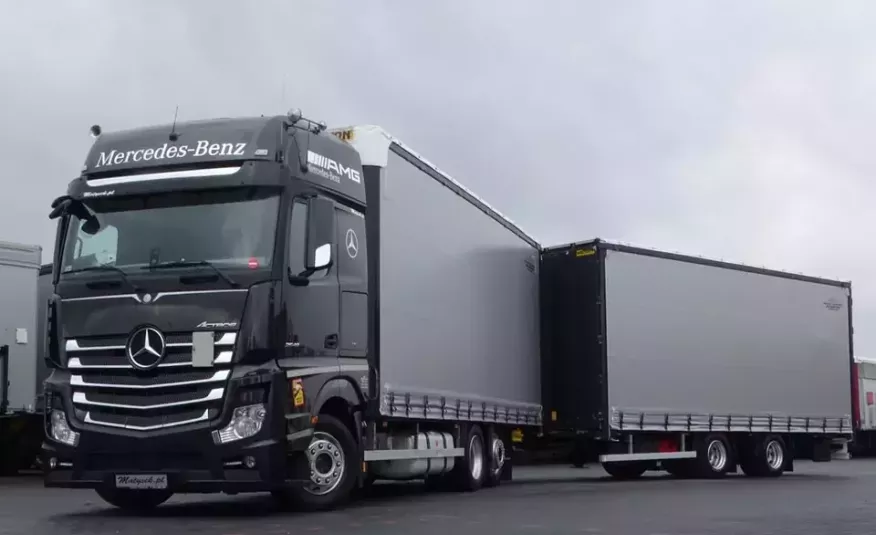 Mercedes ACTROS 2545 / ZESTAW TANDEM 120 M3 / PRZEJAZDOWY / GIGA SPACE / EURO 6 / 6x2 zdjęcie 