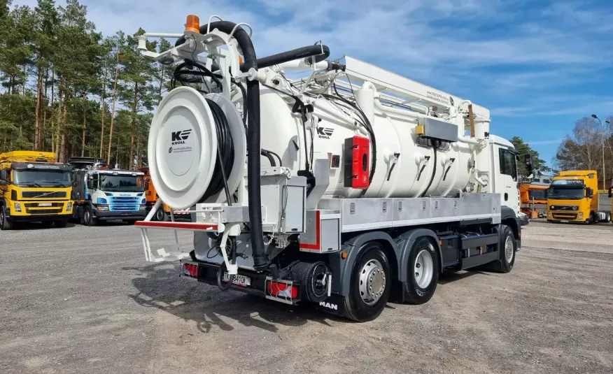 MAN WUKO KROLL KOMBI DO CZYSZCZENIA KANAŁÓW WUKO asenizacyjny separator beczka odpady czyszczenie kanalizacja zdjęcie 