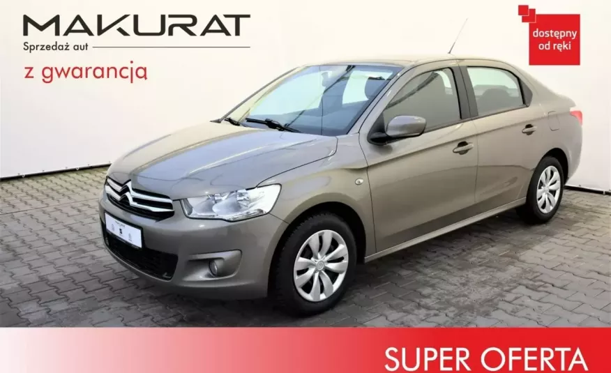 Citroen C-Elysée Polski salon, Klimatyzacja, Bluetooth, Czujniki par.tył., Elek.szyby zdjęcie 