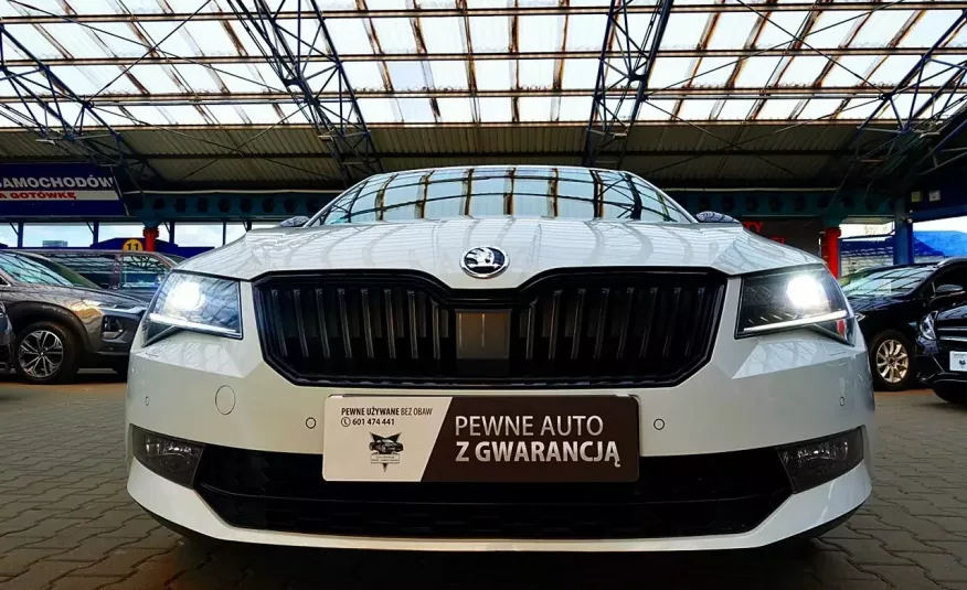 Skoda Superb 3 Lata GWARANCJA I-wł Kraj Bezwypadkowy 2.0i 220KM DSG SportLine FV23% 4x2 zdjęcie 