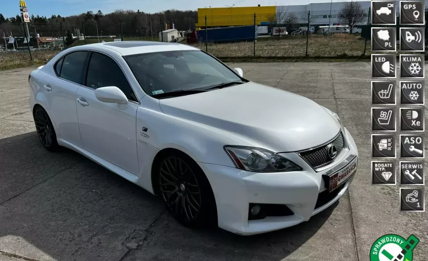 Lexus IS-F 5.0v8 423KM full opcja piękny stan perfect zamian 1 r.gwarancji zdjęcie 