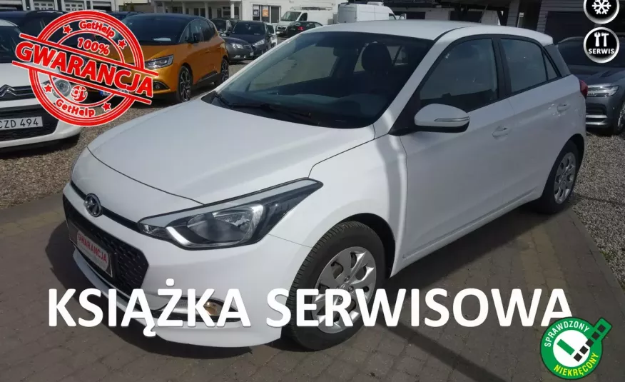 Hyundai i20 1.2 75KM Klimatyzacja 40tyśKM Książka Serwis Gwarancja Zamiana zdjęcie 