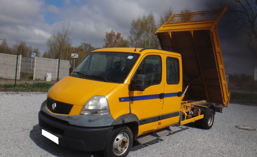 Renault brygadówka 3.0dCi 130KM doka dubel kabina bliźniaki wywrotka 2008 zdjęcie 