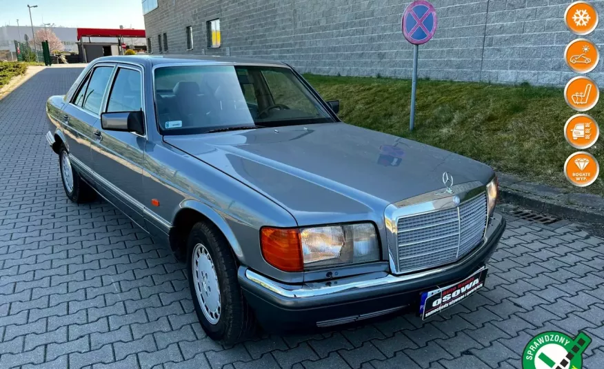 Mercedes S 420 4.2v8 skóry przepiękny stan kolekcjonerski bardzo zadbany kompletny zdjęcie 