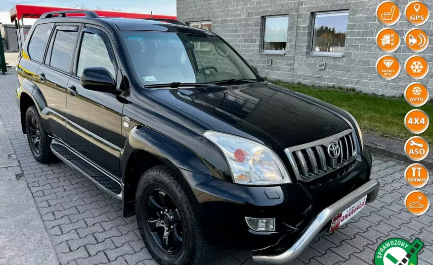 Toyota Land Cruiser 3.0d4d Salon PL 8osob stan kolekcjonerski full opcja jedyna taka gwar zdjęcie 