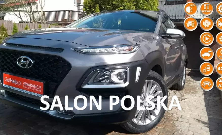 Hyundai Kona 4x4 1.6 T-GDI 177 KM Automat DCT Salon PL Serwis tylko ASO Gwarancja zdjęcie 