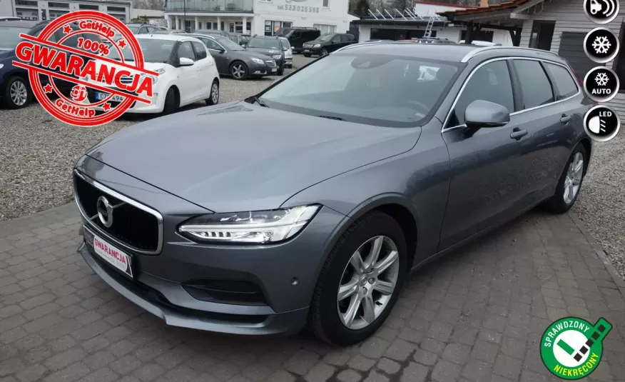 Volvo V90 D3 2.0D 150KM Klimatronic Led Skóry Gwarancja zdjęcie 