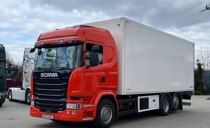 6x2 g490 SCANIA MULTI TEMPERATURA BI TEMP CHLODNIA MROŹNIA CARRIER Z NIEMIEC IDEALNY STAN zdjęcie 