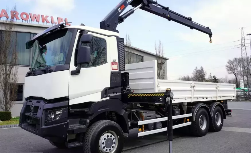 Renault K460 6x6 / Euro 6 / dźwig HDS Hiab X-Hiduo 188 5, 5t z Pilotem zdjęcie 