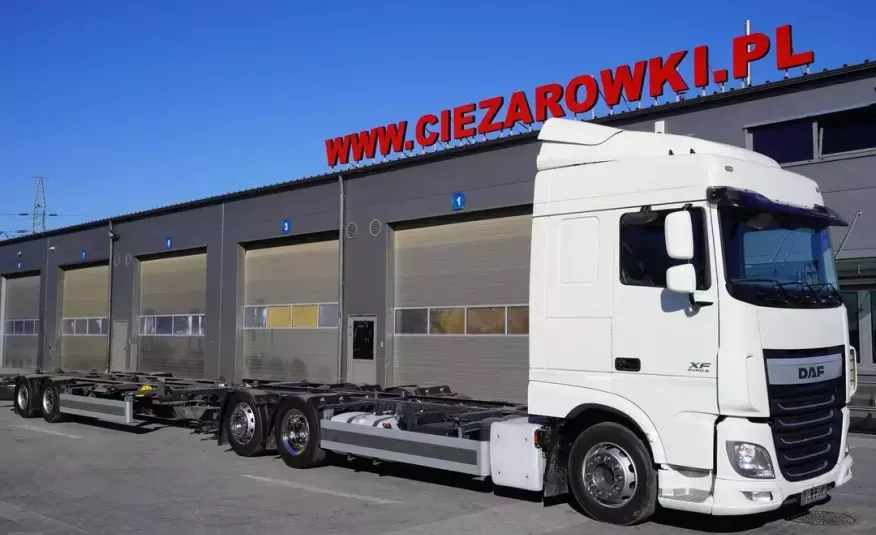 DAF XF 105.460 EURO 6 / ZESTAW BDF / MEGA LOW DECK / PRZYCZEPA WECON 6x2 zdjęcie 