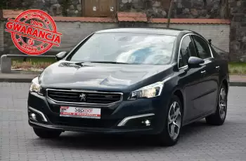Peugeot 508 2.0HDi 150KM Automat 2016r. LED Jbl HeadUp Skóra 2xPDC NAVi Kamera