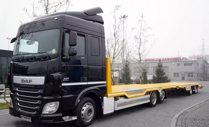 DAF XF460 FAR + przyczepa Wecon PC – NOWA zabudowa laweta na aucie i przyczepie zdjęcie 