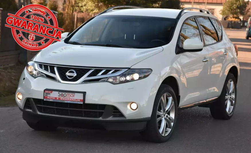 Nissan Murano 2.5dCi 190KM Automat 2011r. AWD Skóra Kamera BOSE Hak zdjęcie 