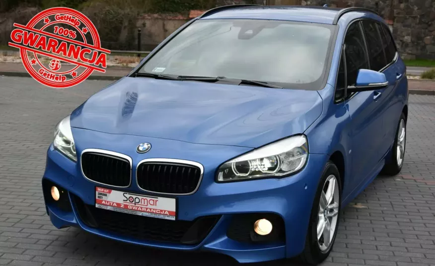 BMW 220 2GT 220d XDrive 190KM Automat 2015r. SALON M-pakiet full LED NAVi 7os. zdjęcie 