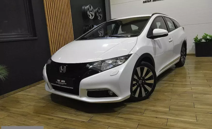 Honda Civic 1.8 LED PIĘKNA kamera KOMBI serwisowana bezwypadkowa GWARANCJA zdjęcie 