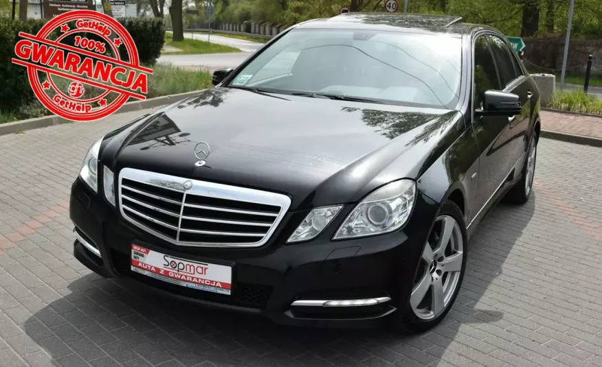 Mercedes E 350 Avantgarde E 350CDi 231KM AUTOMAT 2009r. BiX LED NAVi 2xPDC Skóra zdjęcie 