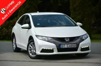 Honda Civic 1.8i-VTEC(141KM) Biała Perła Duża Navi Led I Właścicel Alu16"ASO HONDA