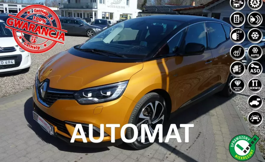 Renault Scenic 1.6DCI 160Km BOSE LED Automat Kamera Pół Skóry Zamiana Gwarancja NAVI zdjęcie 