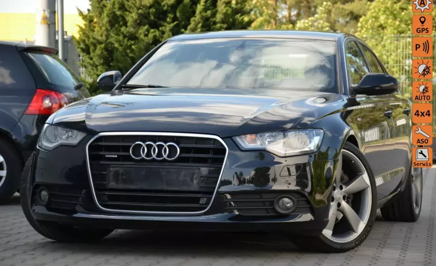 Audi A6 Czarne Opłacone S-line 3.0TDI Quattro Serwis Navi Skóra zdjęcie 