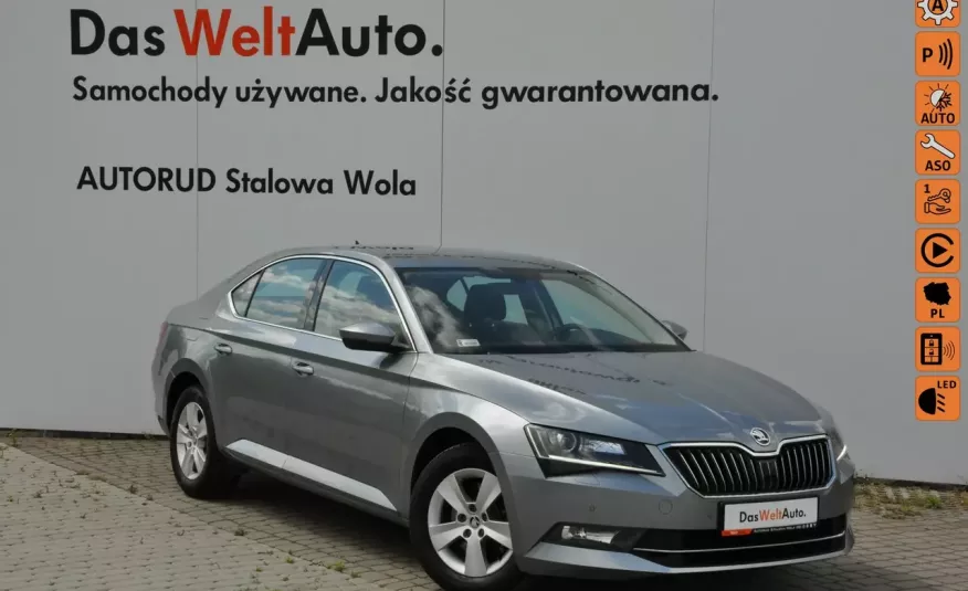 Skoda Superb 2.0TDI 150KM Ambition DSG KeyLess Front Assist Rynek PL FV23% Gwar. zdjęcie 