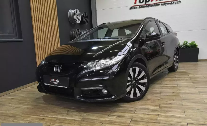 Honda Civic 1.6 i-DTEC kombi LED PIĘKNA serwisowana bezwypadkowa GWARANCJA zdjęcie 