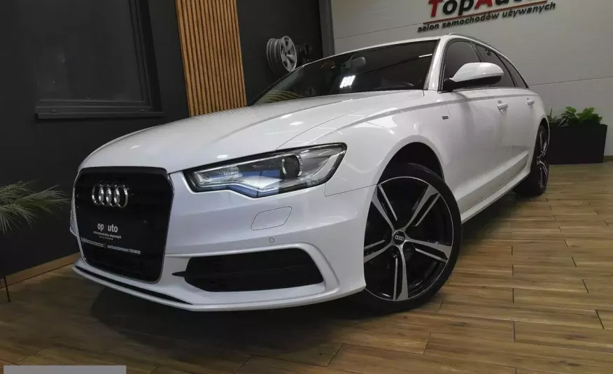 Audi A6 2.0 TDI LED xenon 177 KM AUTOMAT S-LINE bezwypadkowa GWARANCJA zdjęcie 