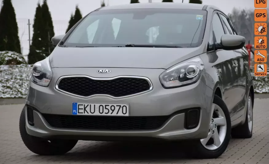 Kia Carens Zarejestrowane 1.6+Gaz Serwis Navi Kamera 7-os Start/Stop zdjęcie 