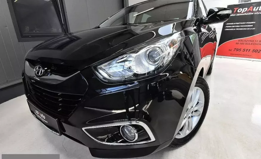 Hyundai ix35 PANORAMA 2.0 CRDIKAMERAgwarancja PÓŁ SKÓRY film zdjęcie 
