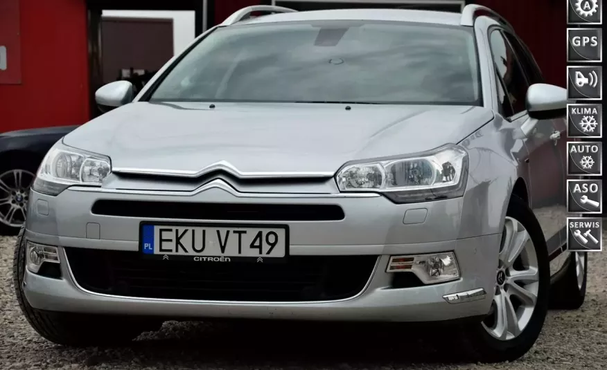 Citroen C5 Prywatne Zarejestrowane 2.0HDI 163KM Lift Led Exclusive Serwis Kamera zdjęcie 