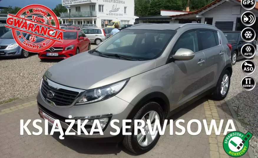 Kia Sportage 1.7 CRDi 115KM Led NAVI Kamera Książka Serwis Hak Klimatronic Zamiana zdjęcie 