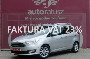 Ford Grand C-MAX Grand-C Max, 7 os, bezwypadkowy , 12-mieś Gwarancja , Fv Vat 23%