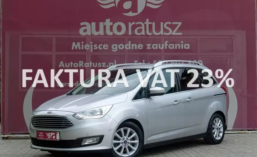 Ford Grand C-MAX Grand-C Max, 7 os, bezwypadkowy , 12-mieś Gwarancja , Fv Vat 23% zdjęcie 