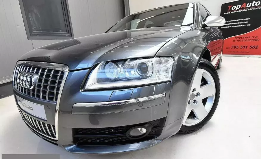 Audi S8 5.2 V10 452 km navi ASO bardzo ładna QUATTRO PO OPŁATACH film zdjęcie 